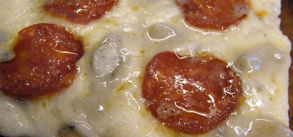 gorgonzola e salamino piccante
