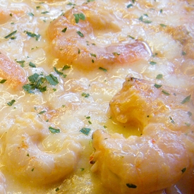 Pizza "Gamberetti"