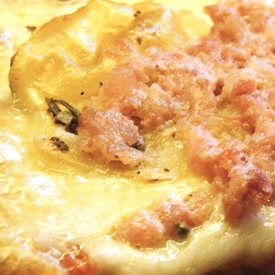 Pizza "Salsiccia, Stracchino e Patate Arrosto"